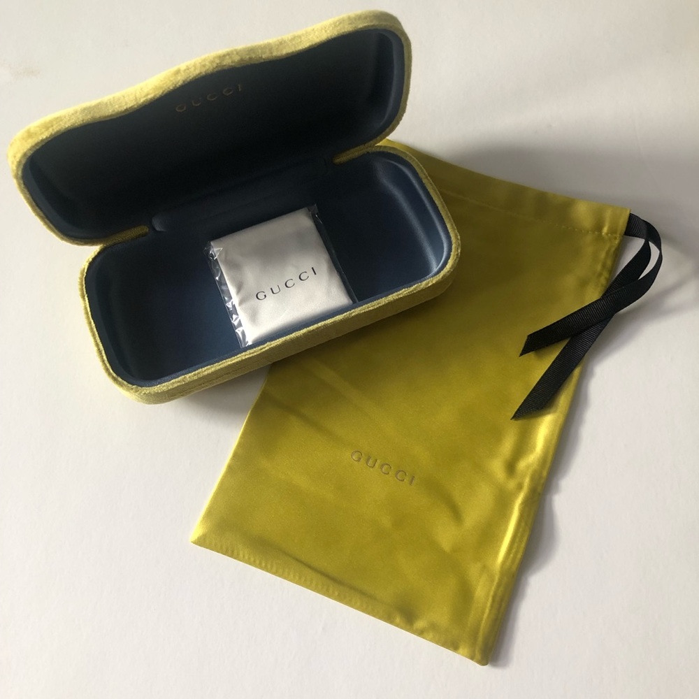 GUCCI SUNGLASSES VELVET HARD CASE